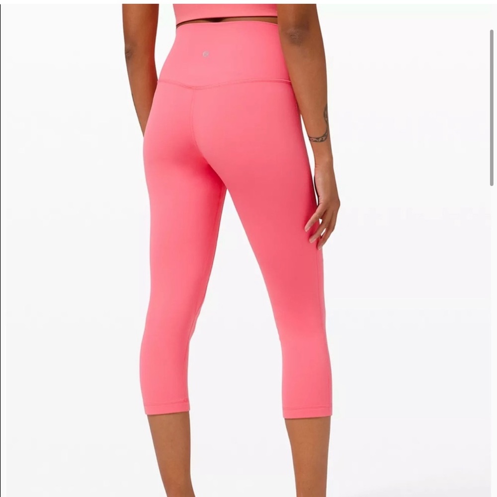 Lululemon 21” aligns in Guava Pink - Picture 3 of 5